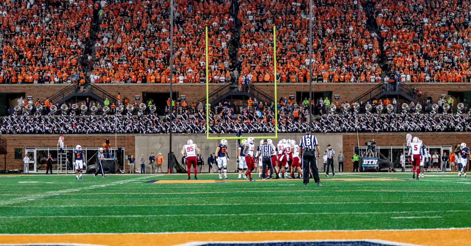 Nebraska at Illinois football year unknown